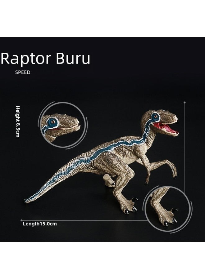 Realistic Dinosaur Model Toys Jurassic Period Tyrannosaurus Rex Velociraptor Spinosaurus T-rex Children's Plaything-Color:PL124-111 Double Crown Dragon - Image 5